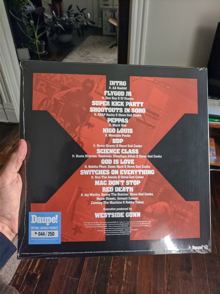 Westside Gunn - 10 Ten 2xLP 44/250 Blue Vinyl BRAND NEW & SEALED
