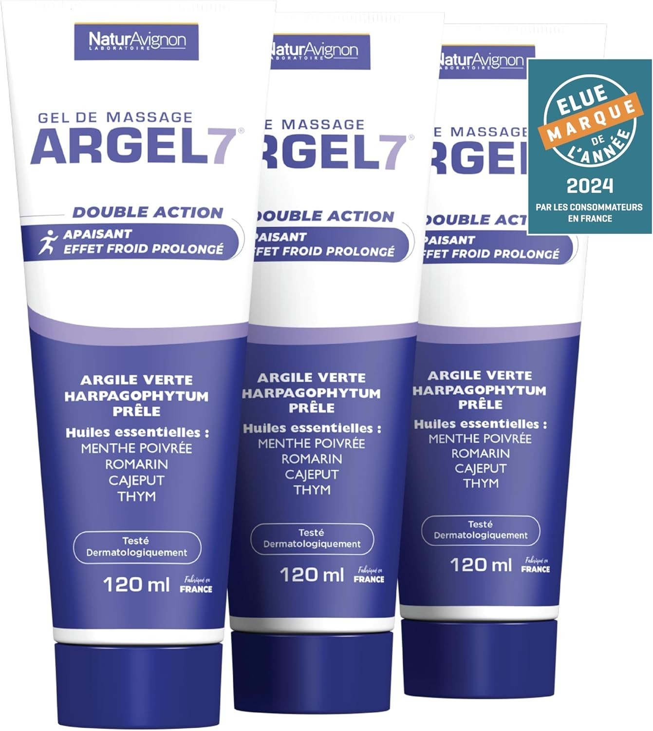 Soulager les contractures avec le gel de massage Argel 7 vert de 100ml
