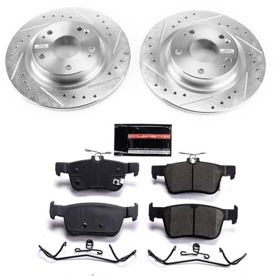 Power Stop K7934 Z23 Daily Driver Brake Pad and Z23 Evolution Brake Rotor Kit