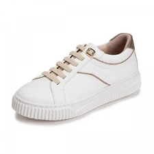 Esquire [Direct Management] Esquire Women's Stella Pearl Sneakers YXDFHZ990WH
