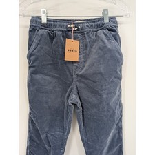 Mini Boden Kids Pull on Corduroy Pants Blue NWT sz 10-11Y