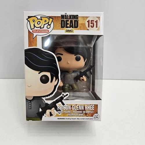 Funko Pop! The Walking Dead prison Glenn Rhee #151 And Ezekiel #574