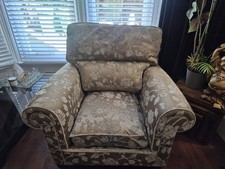 Duresta Handmade Luxury Armchair Gold Brocade, Nottingham