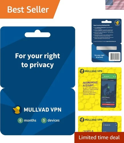 6 for 5 Devices | No-Log Security VPN Service | Protect Your Privacy