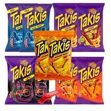 Takis Mix Bundle 10 × 100 g Blue Heat, Fuego...
