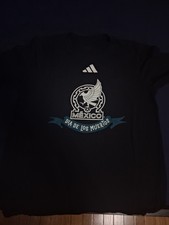 adidas Mexico Dia de los Muertos Black Short Sleeve Soccer T-Shirt Size S