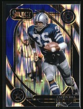 2024 Panini Select #215 Calvin Hill Black & Blue Prizm Shock