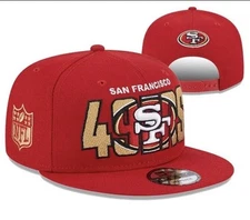 San Francisco 49ers Hat Cap Snapback Red New Era Niners Bosa Purdy Montana Rice