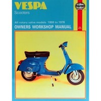 Vespa Motorroller Alle Drehschiebermodelle (1959-1978) Workshop Manual Haynes