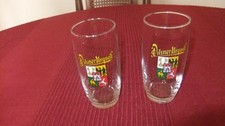 2 St&uuml;ck Alte Pilsen Pilsner Urquell Bierglas mit Wappen - 0, 2 L - alt