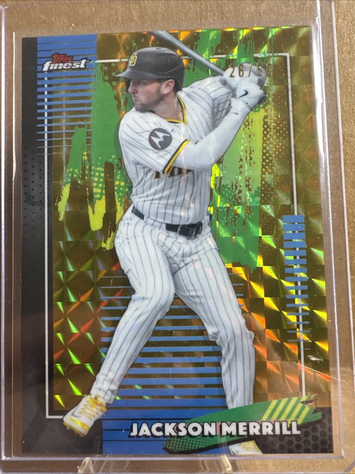 2026 Topps Finest Jackson Merrill Gold Geometric /50