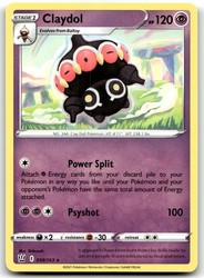 Claydol 058/163 Battle Styles Rare Pokémon Card