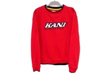 Vintage Karl Kani Sweatshirt big logo 00s red jumper Size M long sleeve