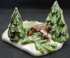 Villeroy &  Boch Mini Christmas Village Waldstück Forest area Bosque Foret OVP