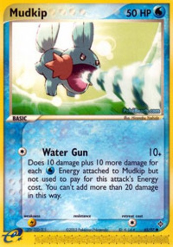1x Mudkip - 65/97 - Common NM-Mint Pokemon EX - Dragon