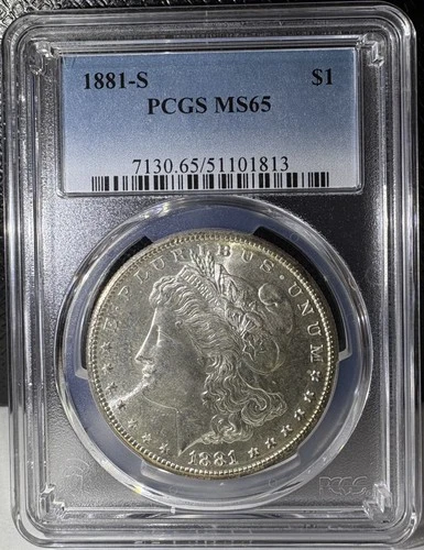 1881-S $1 Morgan Dollar PCGS MS65 (813)