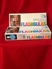 Sylvania Blue Dot Press 25B Vintage Camera Photo Flashbulbs 2 Boxes of 12 NOS