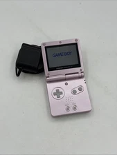 Nintendo GameBoy Advance SP Pearl Pink AGS-101 System w/ Charger Working
