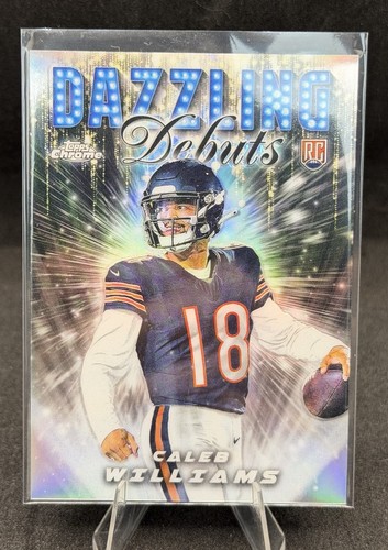 Caleb Williams #DD-1 2024 Topps Chrome Dazzling Debut card