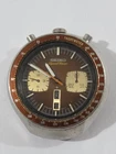 SEIKO 6138-0040 Automatic Chronograph Watch Men's BULLHEAD Brown Dial Vintage