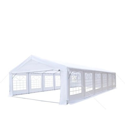 20x40ft Heavy-Duty Party Tent, 11oz PE, Removable Sidewalls & Roll-Up Doors