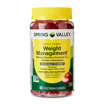 #ad Spring Valley Non GMO Weight Management Dietary Supplement GummiesApple 400Mcg $9.86