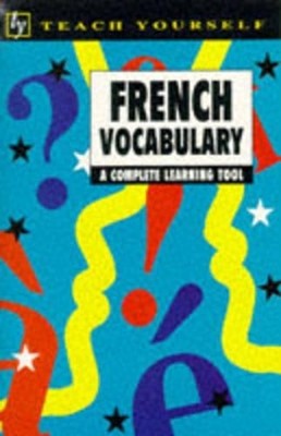 Teach Yourself French Vocabulary (TYL) by Moysan, Nelly 0340663693 FREE Shipping