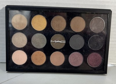 MAC Rare Eye Shadow Palette X15 Color Combination NWOB 15 Shades 