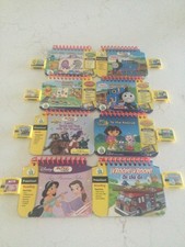 8 LeapFrog My First LeapPad Preschool Flip Books / Cartridges Dora Thomas Plus