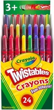 Crayola Twistables Crayons for Kids 24ct 24 Count Pack of 1 , Multicolored