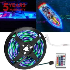 RGB LED Strip Lights for TV, 16.4 Ft TV LED Backlight for 16.4 Inch, Boat Lights