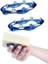 Bar Soap Gripper No Goo or Mess Soap Holder for Bath and Showers Non Slip Qu