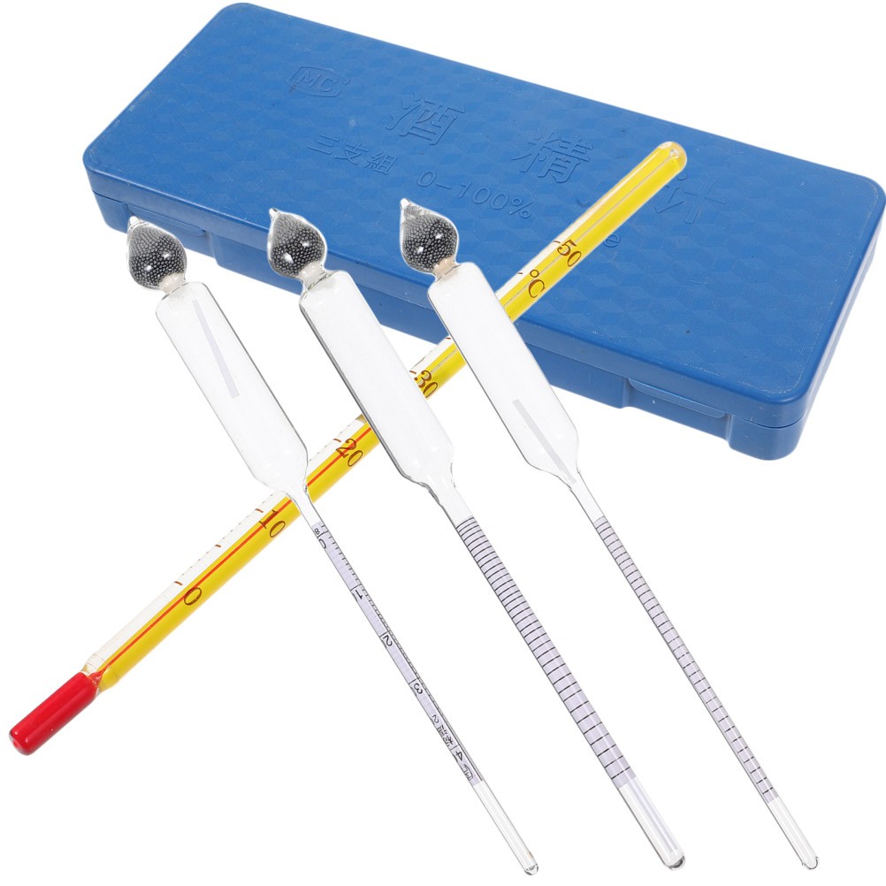 Alcohol Meter Glass Hydrometer Tester For Wine Making Supplies And Distilling