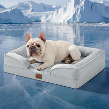 Bedsure Cooling Dog Bed Medium Size Dogs - Orthopedic Medium Dog Cat Cooling Bed