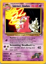 Sabrina's Slowbro 60/132 Uncommon Gym Heroes Pokemon Unlimited Near Mint on eBay