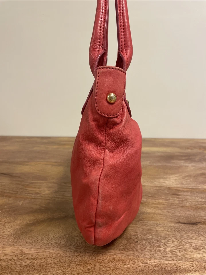 Bolso de hombro de cuero rosa BUTTERFLY by MATTHEW WILLIAMSON C13 Foto 3 de 4