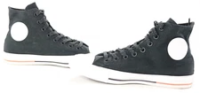 converse classic M7 W9 black canvas reflective shoes athletic sneakers high top