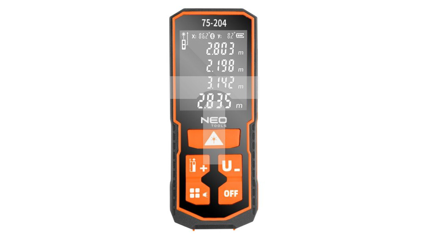 Laser rangefinder range 60m IP54 75-204 /T2UK