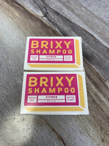 Brixy Shampoo Bar Citrus 4 Oz. Comes With 2 Bars. Smells Great.