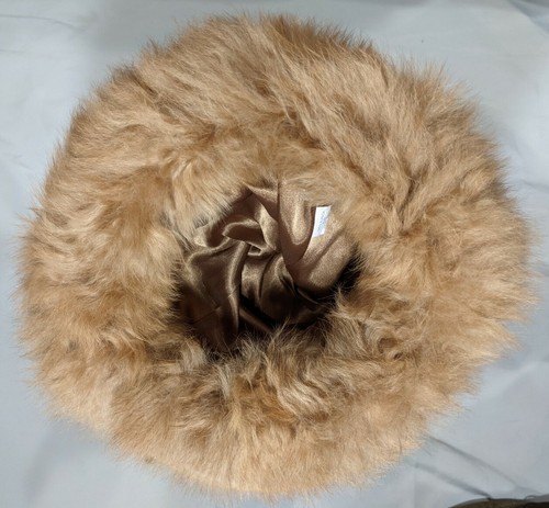 Luxurious Fur Hat Baby Alpaca BROWN 