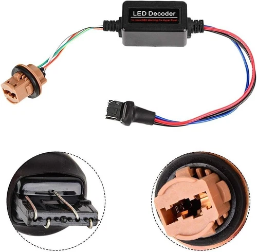 T20 7443 LED Lumière Erreur Décodeur Charge Résistance Erreur Annuler x 2 Feu Frein\DRL