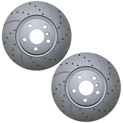 Bison Performance Set Front Drilled Coat 300mm Brake Rotors for F39 F48 Mini F60