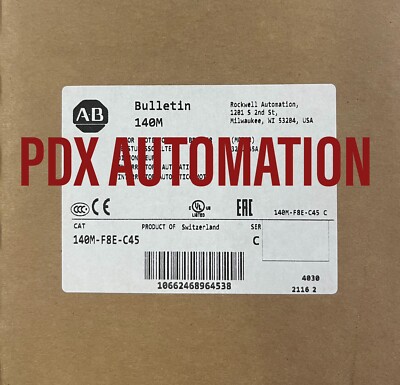 NEW 140MF8EC45 MOTOR CIRCUIT PROTECTION Catalog 140M-F8E-C45 SER C
