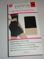 2pack yummie high waist shaping shorts black tan s m l xl