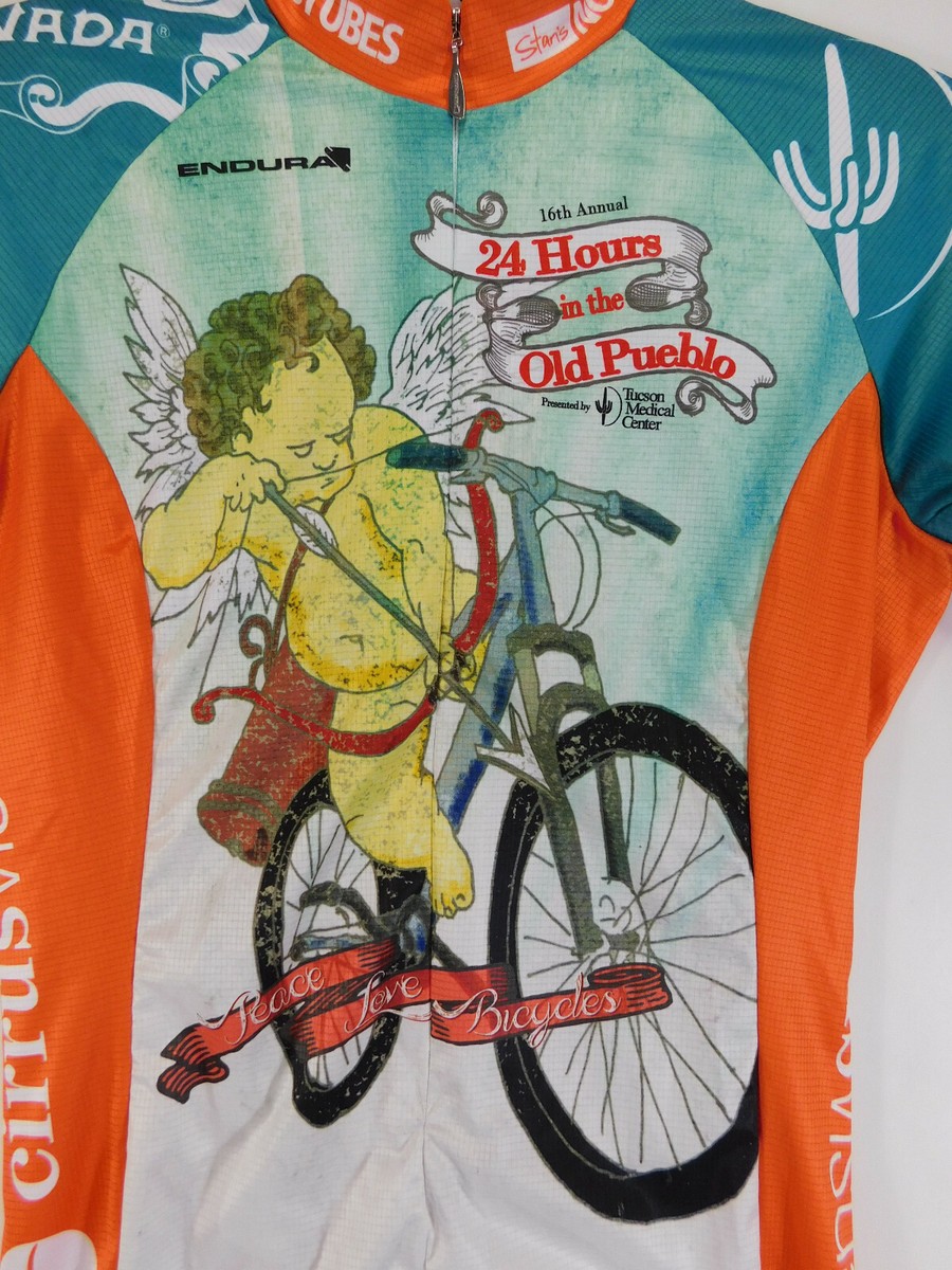 ENDURA CYCLING JERSEY Short Sleeve SHIRT 24 Hours Old Pueblo