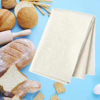 Premium Bäckerleinen - Teigtuch aus 100% unbehandelten Natur Leinen - Gärtuch-XL
