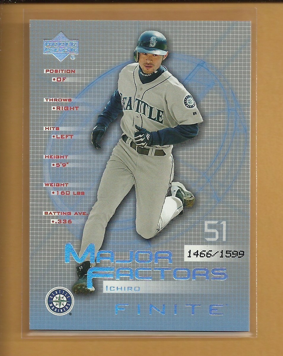 2003 Upper Deck Ichiro Suzuki Major Factors Finite Card #118