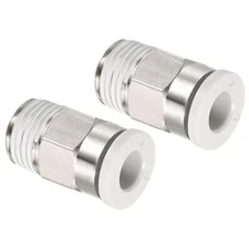 G1/8 Push to Fit 5mm OD Hose Connect Fittings Straight Coupling Adapter for G...