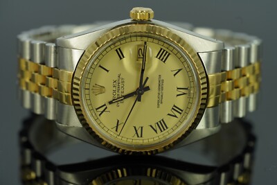 Rolex Oyster Perputual Datejust Stahl/Gold Ref 16013 36mm BJ 1979 Gewährleistung