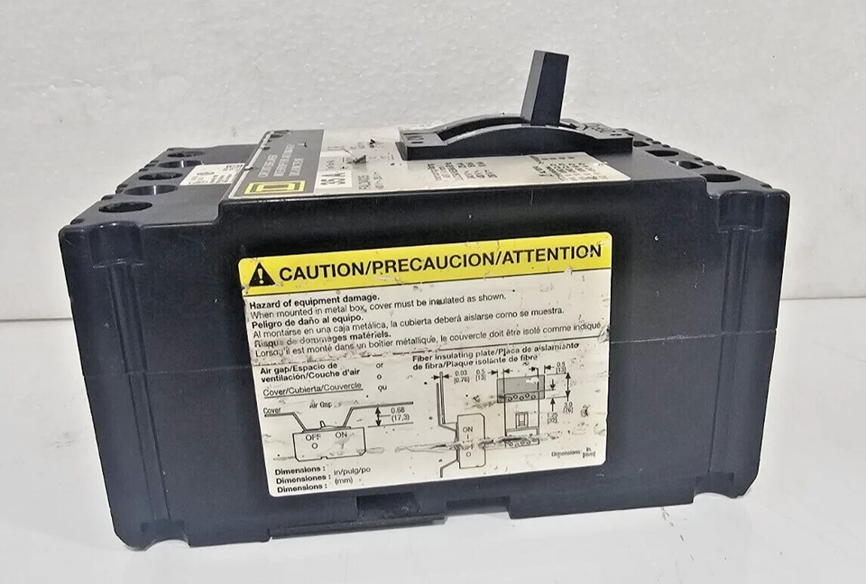 DISJONCTEUR SQUARE D 35A 480VAC 3P FAL34035 - Photo 4/4